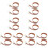 16Sets Curtain Buckles Coffee Curtain Fixing Straps 4