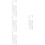 4Pcs Multifunctional Silver Acrylic Hanging Cards for Retail Shops 9