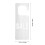 4Pcs Multifunctional Silver Acrylic Hanging Cards for Retail Shops 10