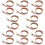 16Sets Curtain Buckles Coffee Curtain Fixing Straps 9