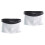 2Pcs White Men Underwear Ice Silk Breathable Lightweight 4