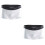 2Pcs White Men Underwear Ice Silk Breathable Lightweight 6