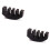 2Pcs Violin Practice Mute Rubber Coated Black Sound Reduction Tool 6