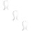 3Pcs Clear Headphone Holder Scratch-Resistant Earphone Rack for School 8
