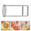 Vegetable Mashers Manual Potato Crusher Silver 1set 7