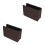 2Pcs Compact Brown Car Garbage Can Foldable Vehicle Trash 4