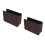 2Pcs Compact Brown Car Garbage Can Foldable Vehicle Trash 7