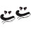 2Sets Creative Black Cat Ear Headband Tail for Carnival Party 4