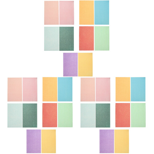 30Pcs Faux Sheets for DIY Crafting Assorted Colors Bow Making 1