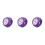 3Pièces Violettes Mini Unisexe Design Chic Et 6