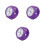 3Pièces Violettes Mini Unisexe Design Chic Et 7