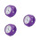 3Pièces Violettes Mini Unisexe Design Chic Et 8