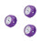 3Pièces Violettes Mini Unisexe Design Chic Et 9