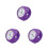 3Pièces Violettes Mini Unisexe Design Chic Et 10