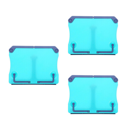 3Pcs Sky-Blue Kids Reading Book Holder Portable with Adjustable Angle 2