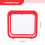 2Pcs Red Betta Fish Tank with 5-Color Light Mini Desktop Aquarium 2