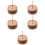 5Pcs Beige Wooden Spool Holders Durable Sewing Thread Organizer Rack 7