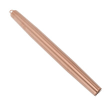 Mattarello in acciaio inossidabile 304 con ghiaccio schiacciato, lunghezza 13,7 pollici, color oro rosa