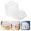 Plastic White Cake Box with Handle Secure Locking Lid for Home Use 8