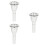 3Pièces Accessoire Tuba En Cuivre Argenté 8