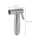 2Sets Durable Silver Handheld Stainless Steel Bathroom Bidet Sprayer 10