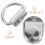 60 Sets Replaceable Handbag Buttons Premium Shoes Buckles 6