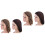 4Pcs Durable Long Sleeping Hat Hair Net Cap Hair Protector Assorted 6
