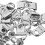 60 Sets Replaceable Handbag Buttons Premium Shoes Buckles 8
