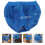 2Pcs Portable Blue Mesh Cat Muzzle Polyester Grooming Kit Accessory 9