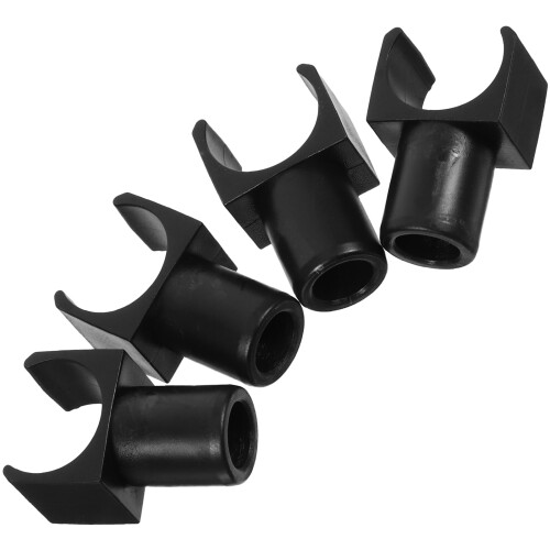 20Pcs Black Wheelchair Support Blocks Rail Guides Plastic Replacement 2