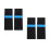 4Pièces Protège-Bottes Roller Hockey Polyester 9