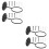 4Ensembles Support Mural Durable Baseball Softball Noir Fer 7