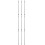 9Pcs Reusable Black Stainless Steel Beverage Stirrer Sticks 9