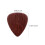 25Pcs Brown Wood Guitar Plectrums Creative Patterned Picks for Guitar 2