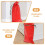 100Pcs Red Mesh Drawstring Bags Polypropylene Produce Storage 11