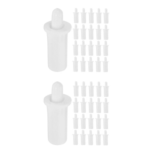 2Sets Durable White Plastic Shutter Replacement Pins for Home Use 1