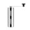 2Pcs Silver Ceramic Coffee Mill Manual Portable Hand Crank Grinder 2