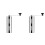 2Pcs Silver Ceramic Coffee Mill Manual Portable Hand Crank Grinder 3