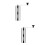 2Pcs Silver Ceramic Coffee Mill Manual Portable Hand Crank Grinder 7