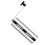 2Pcs Silver Ceramic Coffee Mill Manual Portable Hand Crank Grinder 8
