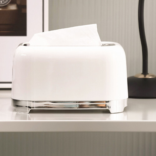 5Pièces Distributeur De Mouchoirs Argenté Portable Usage Polyvalent 2