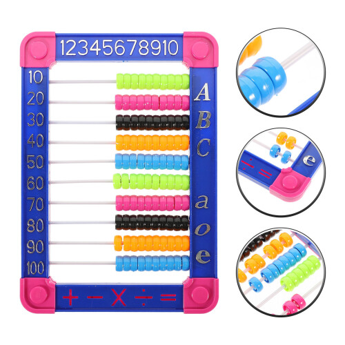 3Pcs Durable Kids Abacus Stand Math Learning Toy Educational Aid 2