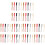 150Pcs Colored Zipper Pull Heads Easy Install Clothing Luggage Uses 2
