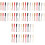150Pcs Colored Zipper Pull Heads Easy Install Clothing Luggage Uses 3