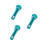 3Pcs Portable Blue Cat Food Squeeze Spoon Plastic Feeding Tool 5