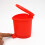 2Pcs Convenient PP Household Trash Buckets Multi-Color Desktop Use 3