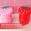 2Pcs Convenient PP Household Trash Buckets Multi-Color Desktop Use 5