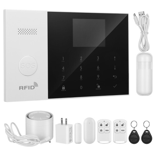 2Sets Wireless Home Alarm System ABS 2g+wifi 2