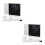 2Sets Wireless Home Alarm System ABS 2g+wifi 8