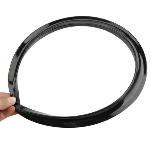 4Pièces Protections Noires Flexibles Pour Jantes Auto Universelles 1